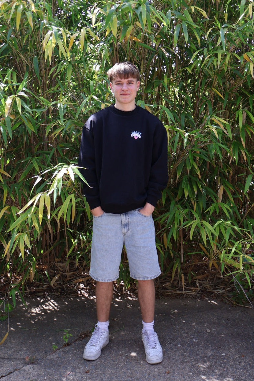 Heartstrung OG Crewneck - Black