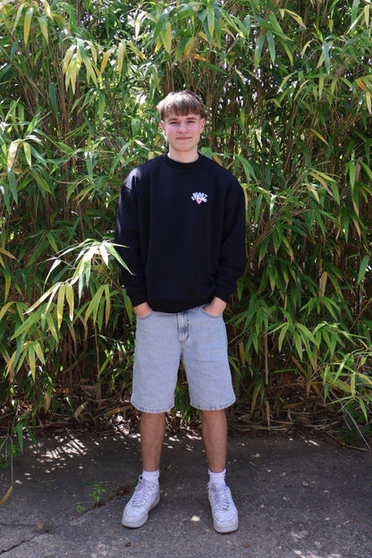 Heartstrung OG Crewneck - Black